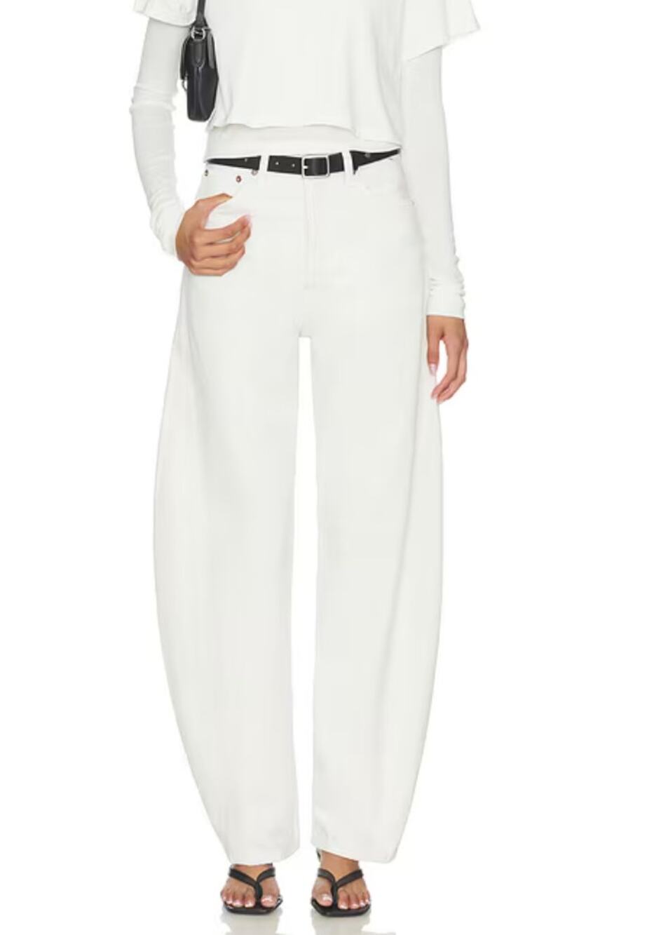 AGOLDE Luna Jeans White